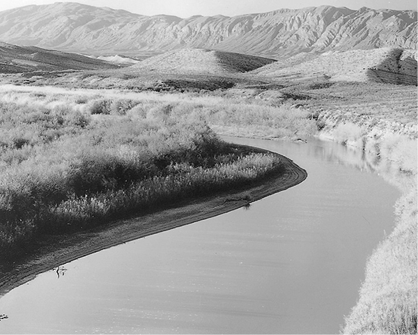 The Rio Grande flows tranquilly above Hot Springs Canyon Introduction For - photo 6