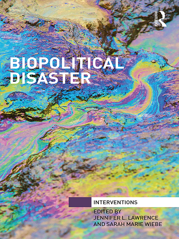 Biopolitical Disaster Biopolitical Disaster employs a grounded analysis of - photo 1