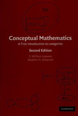 Lawvere Francis W. - Conceptual Mathematics: A First Introduction to Categories