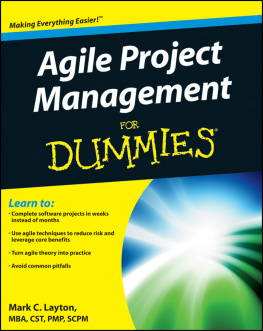 Layton Agile Project Management For Dummies