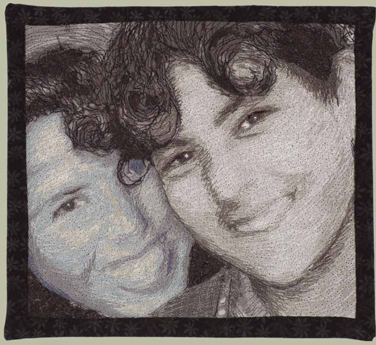 Best Friends 8 by 9 inches EQUIPMENT AND SUPPLIES T hread-painted portraits - photo 5