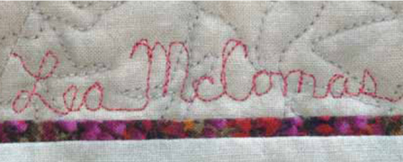 Challenge yourself to learn to free-motion stitch your signature - photo 8