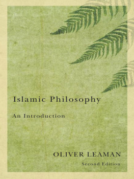 Leaman Islamic Philosophy