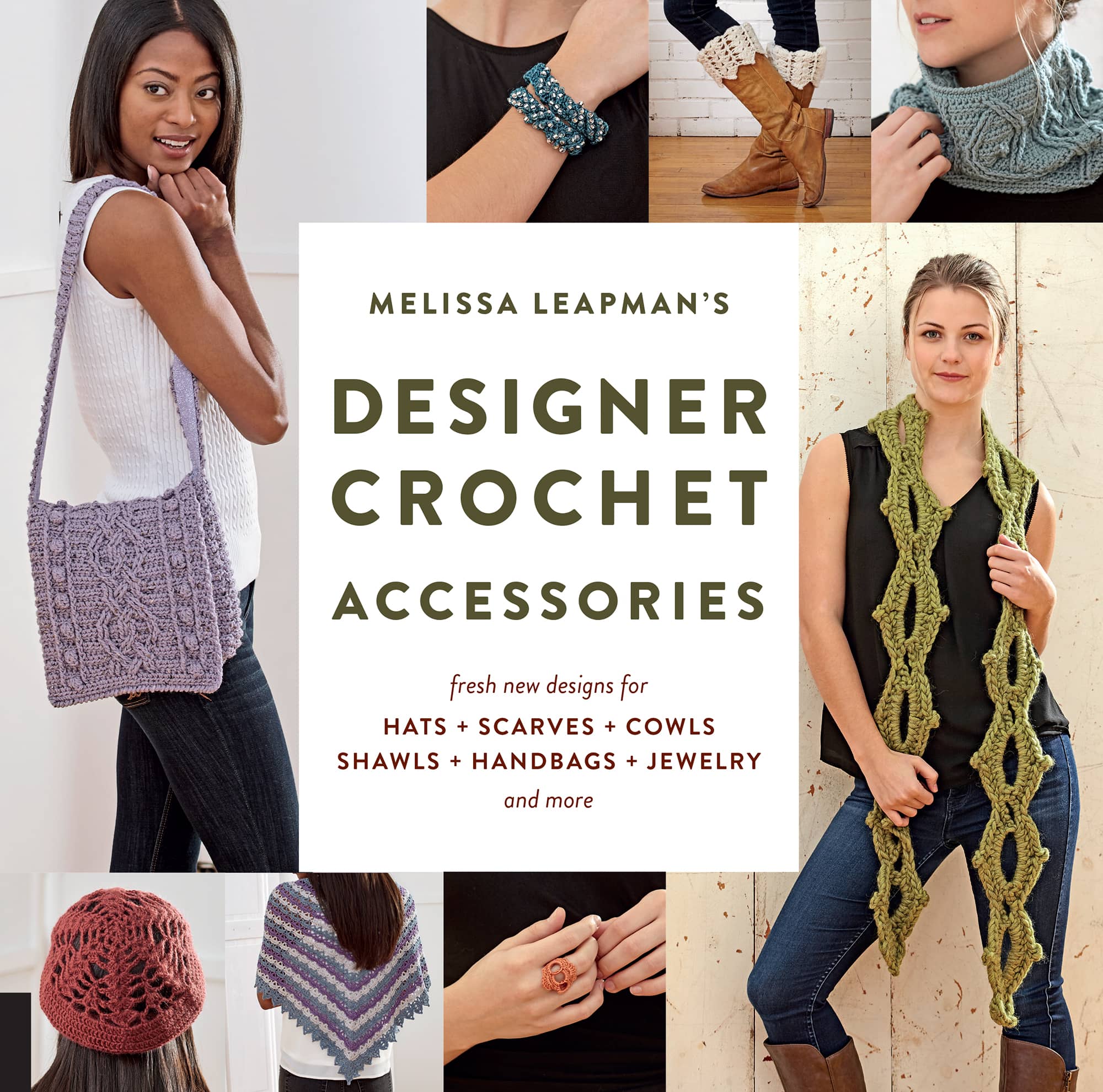 MELISSA LEAPMANS DESIGNER CROCHET ACCESSORIES fresh new designs for - photo 1