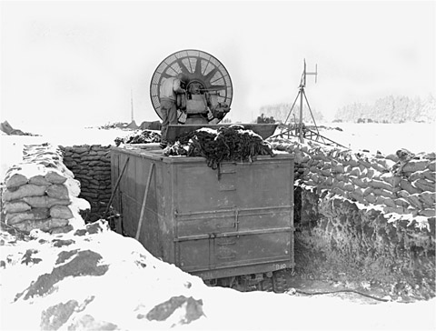 American radar equipment joins anti-aircraft artillery on Bastognes outskirts - photo 21