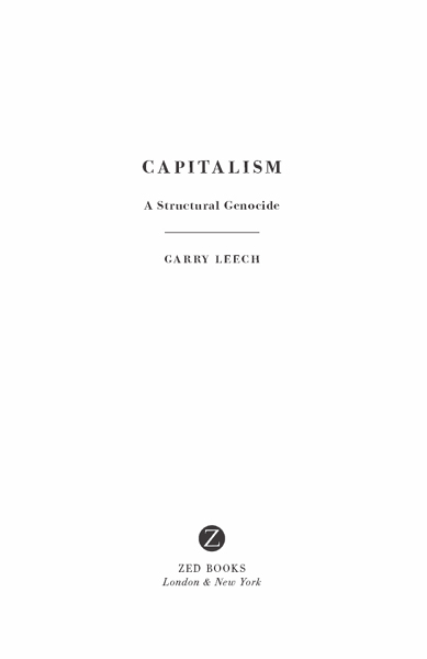 para Johan Miguel y Kathleen con todo mi amor Capitalism A Structural - photo 2