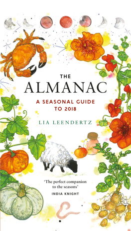 Leendertz - The almanac: a seasonal guide to 2018