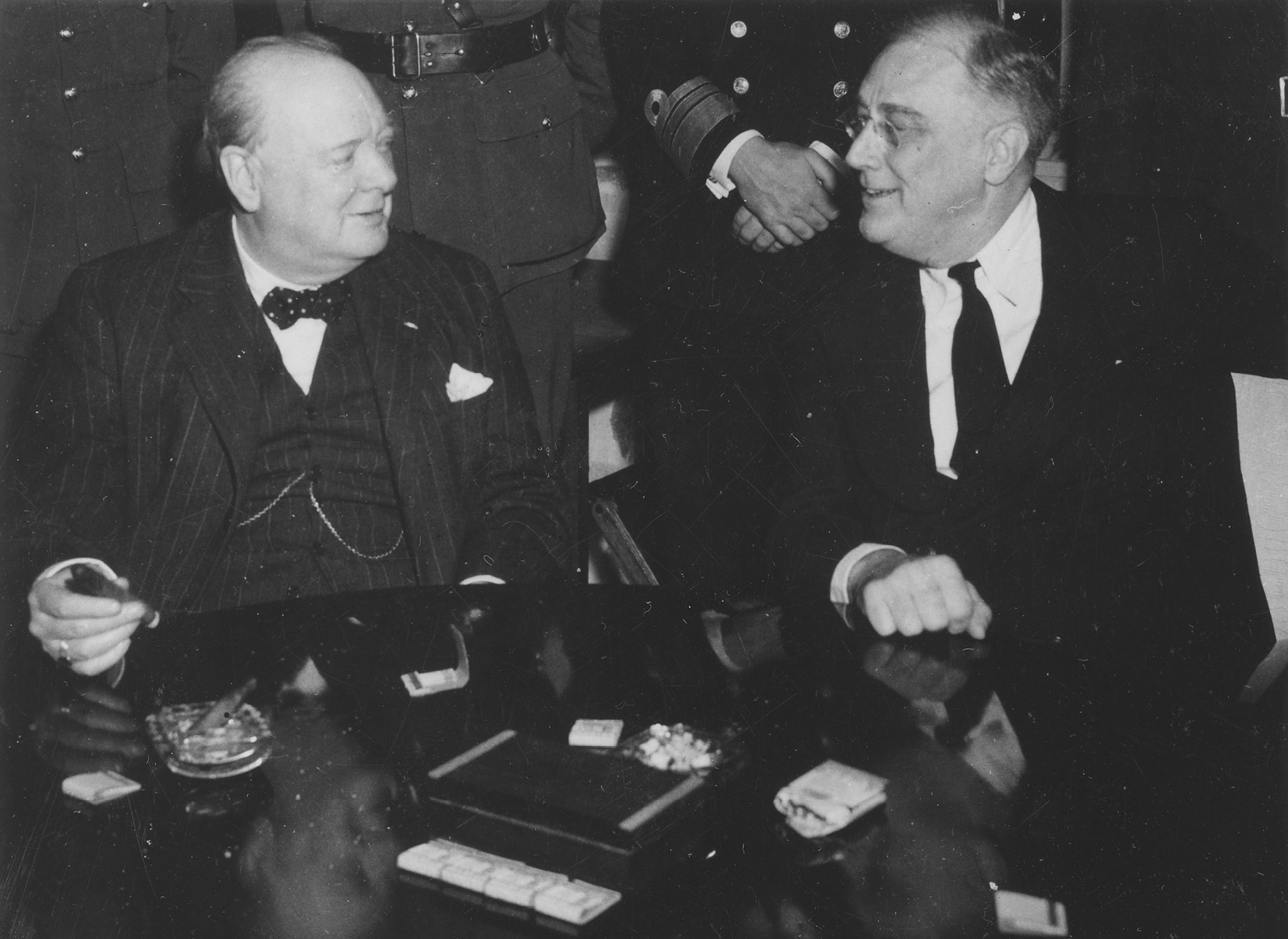 Winston Churchill and Franklin D Roosevelt in Casablanca January 1943 - photo 2