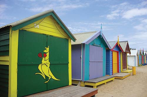 bathing boxes in Brighton the National Gallery of Victoria - photo 7