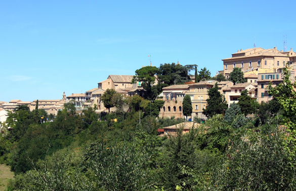 Recanati a town in the Marche region of central Italy Leopardis birthplace - photo 19