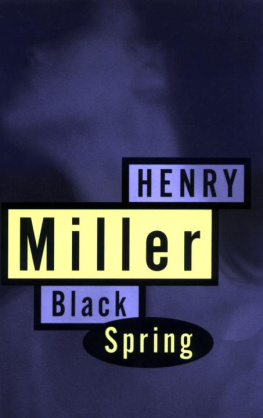 Henry Miller Black Spring