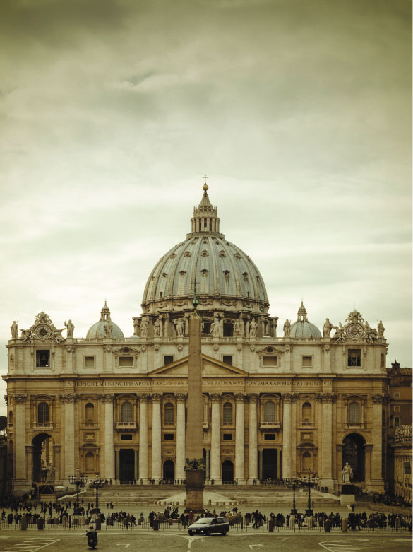 The Basilica of St Peter in the Vatican City pictured constructed between - photo 4