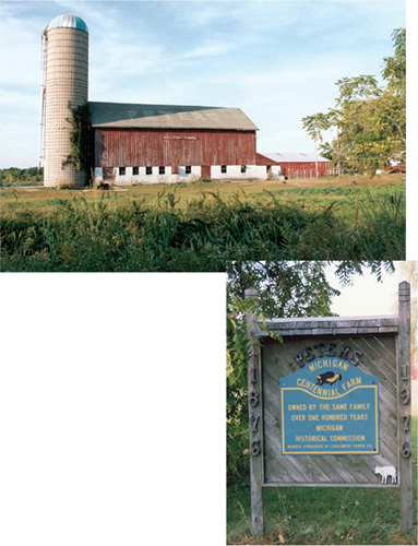 This is our dairy barn built by the Peters family in 1876 and still sound The - photo 4