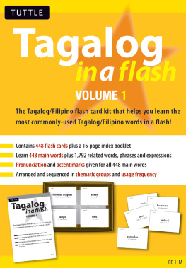 Lim - Tagalog in a Flash Kit Ebook Volume 1