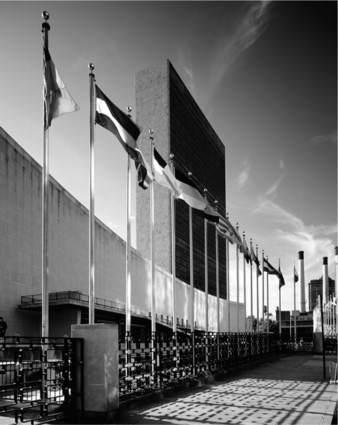 Flags of member nations at the UN headquarters in New York City UN Photo - photo 2