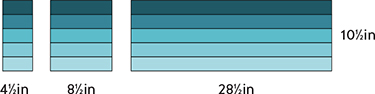 Sew all of the 412in wide segments into a vertical row Repeat with all the - photo 7