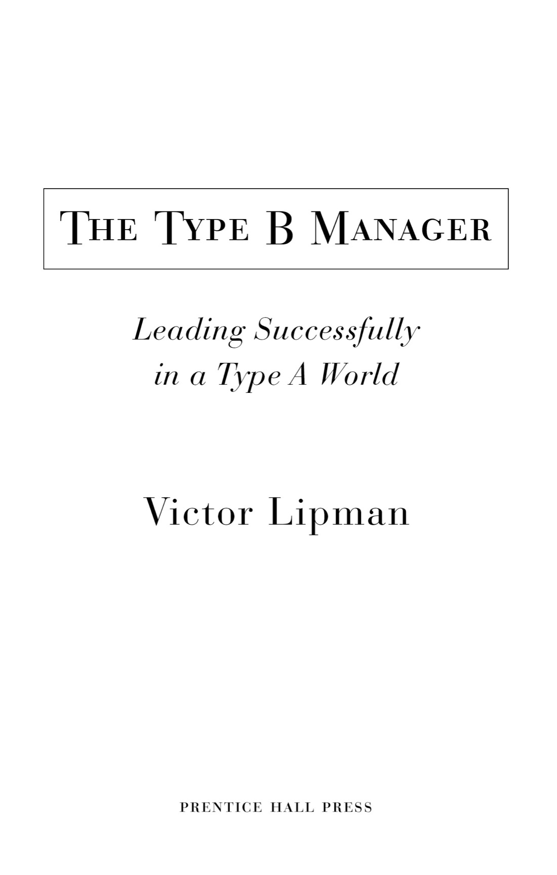 The Type B Manager - image 2