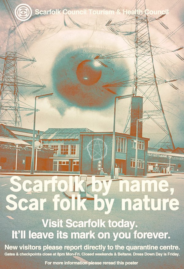 A Scarfolk tourism poster 1972Disappearance Day DESPITE THE CHAOS of - photo 6