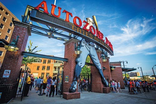 the Memphis Redbirds play at Autozone Park the Memphis Rock n Soul Museum - photo 8