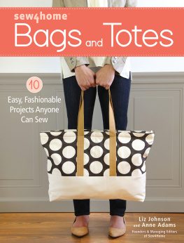 Liz Johnson Sew4Home Bags and Totes