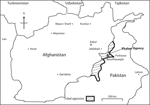 Map of Afghanistan and Northwest Pakistan I nterest in Islam has intensified - photo 4
