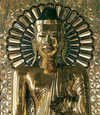 3 Head of Buddha date unknown Shwedagon Pagoda Yangon Burma gold The - photo 4