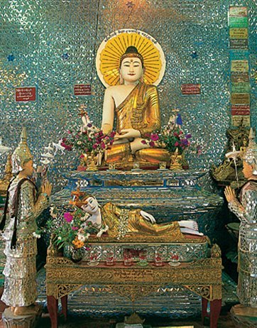 5 Two Buddhas one reclining and one seated date unknown Shwedagon Pagoda - photo 6