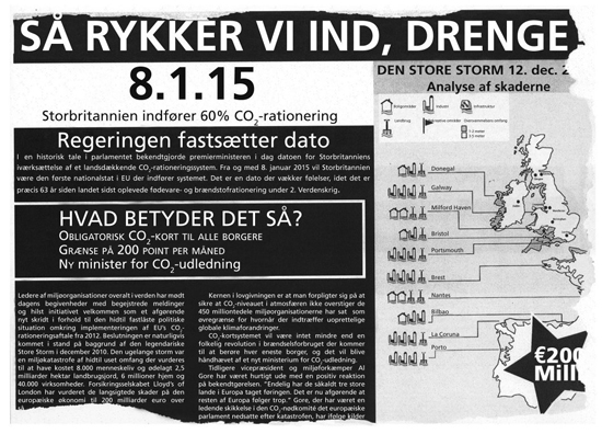 Billedbeskrivelse Avisudklip med flgende tekst SA RYKKER VI IND DRENGE - photo 1