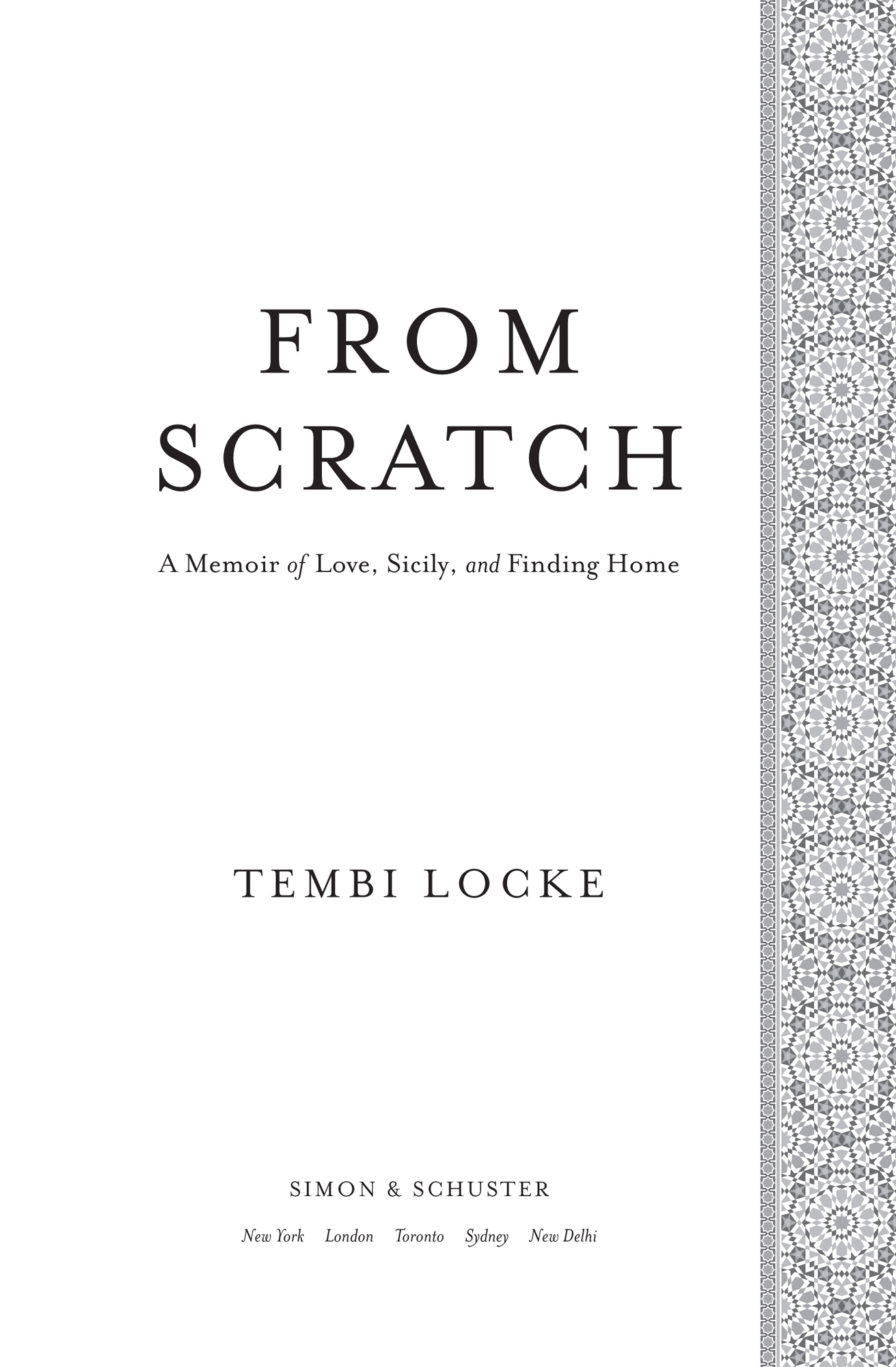 From scratch a memoir of love Sicily and finding home - image 1