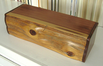 FIGURE 4 A cedar jewelry box made by Keith Downs from a red cedar that grew in - photo 4