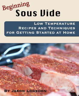 Logsdon - Beginning Sous Vide