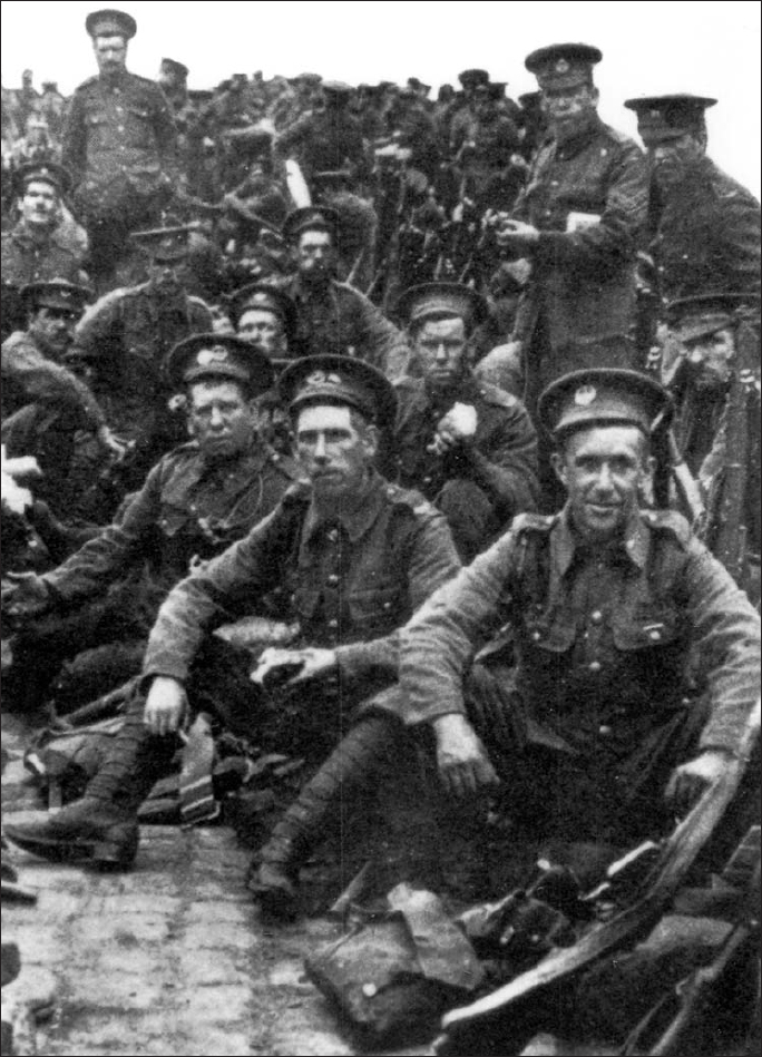 British troops probably of the 8th Brigade II Corps resting on their way to - photo 2