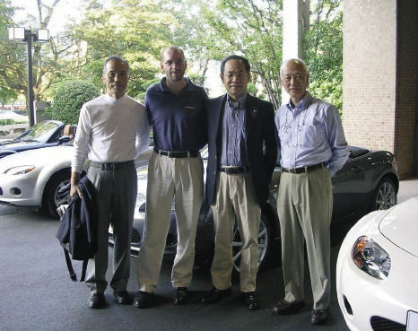 From left to right Mitsuo Katayama the author Takao Kijima and Takaharu - photo 3