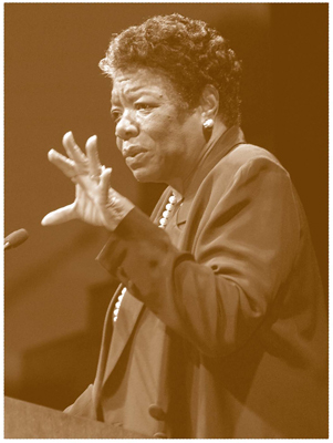 Speaker extraordinairefor more than thirty years Maya Angelou has been holding - photo 11