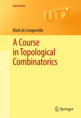 Longueville - A Course in Topological Combinatorics
