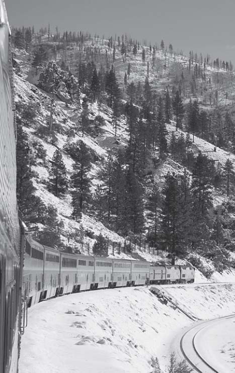 Amtraks California Zephyr prepares for the climb up Donner Pass in Californias - photo 1