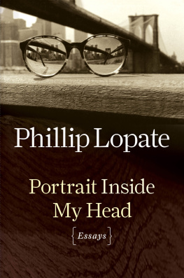 Lopate - Portrait inside my head: essays