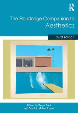 Lopes Dominic - The Routledge Companion to Aesthetics