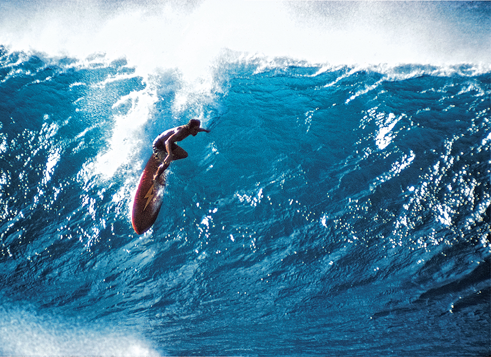 Another routine drop at the Pipeline that ended up as a poster for Surfer - photo 8