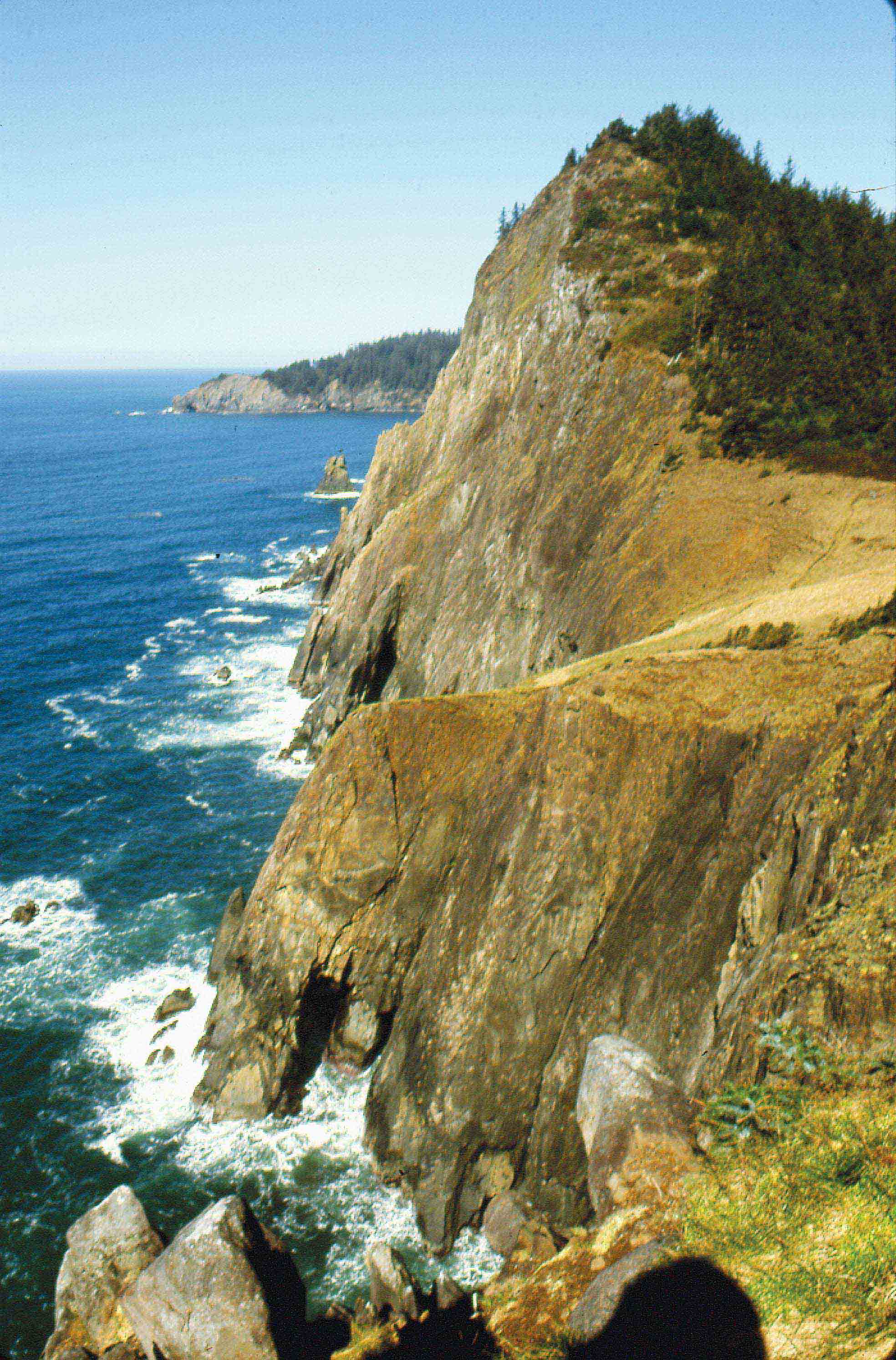 Cliffs south of Cape Falcon Beach north of Cape Blanco Lower - photo 2