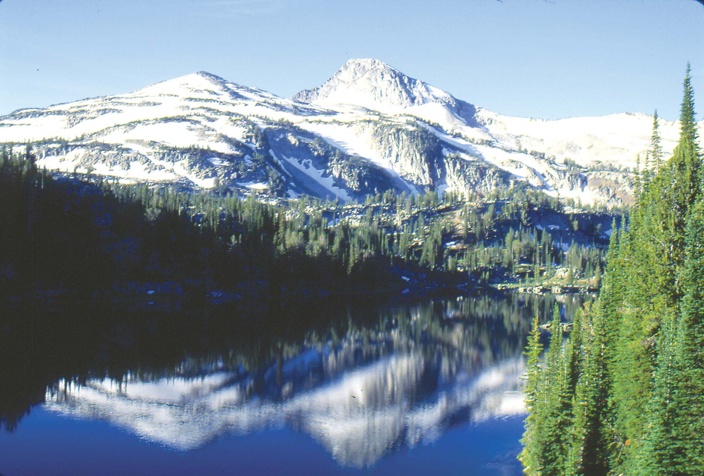 Eagle Cap over Moccasin Lake Wallowa Mountains Peak 9775 over Ice Lake - photo 21