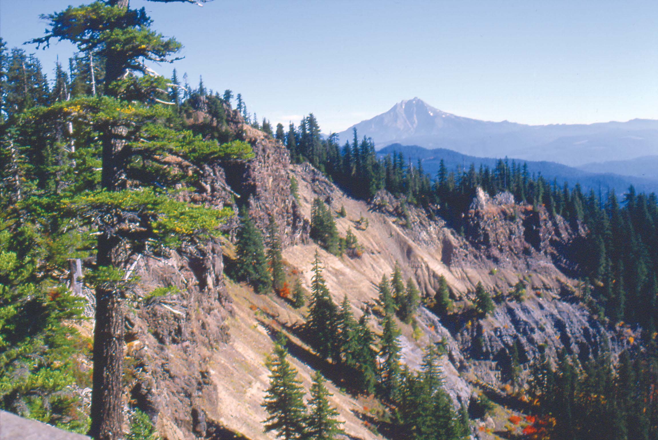 Mount Jefferson over cliffs of Scar Mountain In Three Fingers Gulch - photo 26