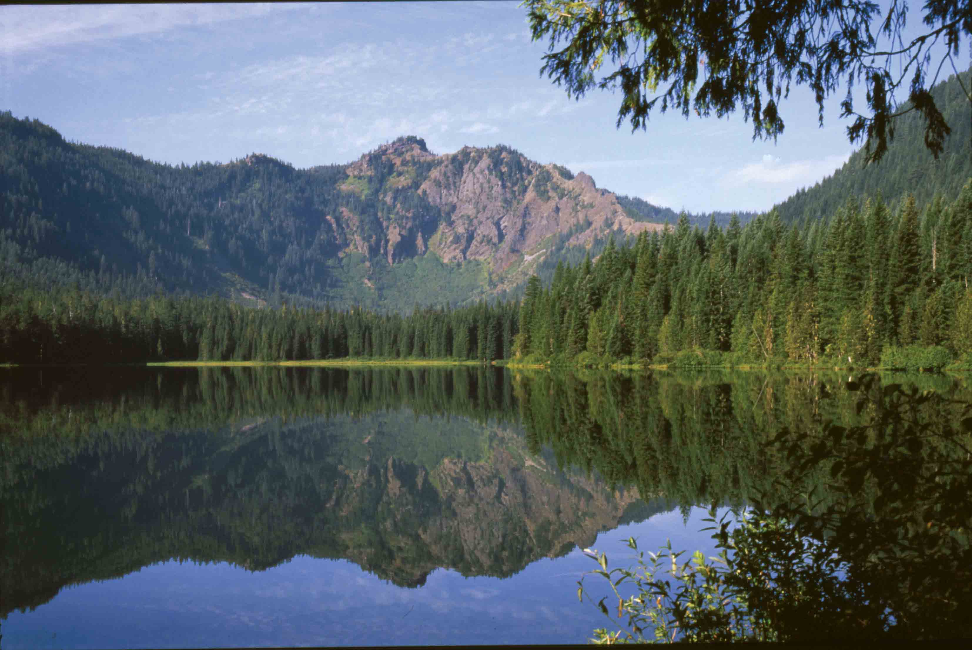 Mount Beachie over Elk Lake Mount Hood from Yocum Ridge Mount - photo 5