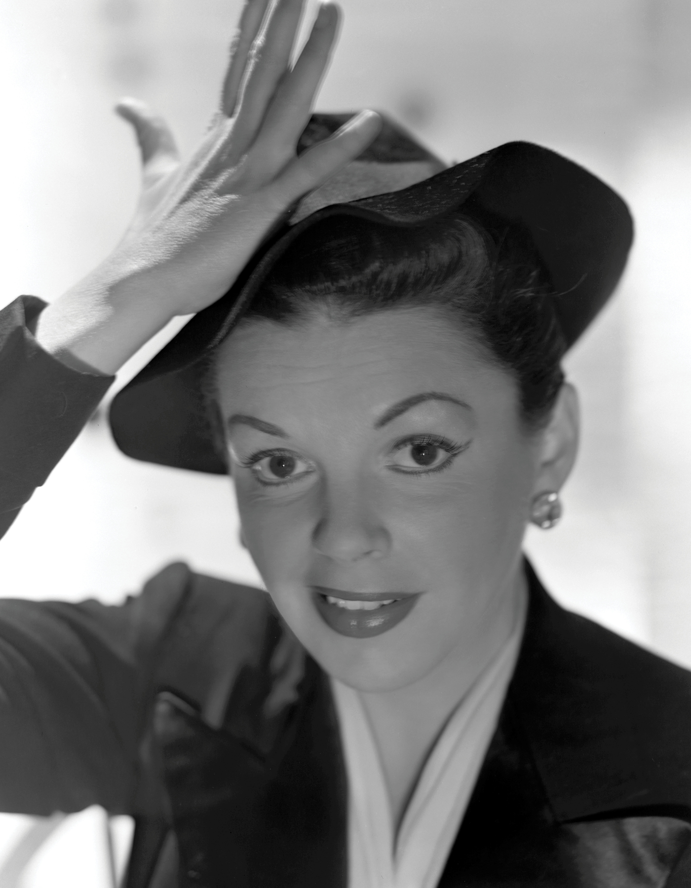 A pensive portrait of Judy Garland taken during production of A Star Is Born - photo 3