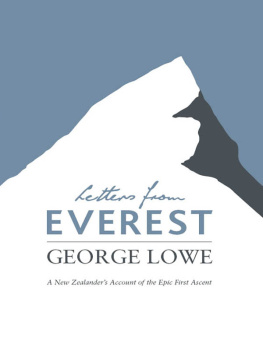 Lowe George - Letters from Everest