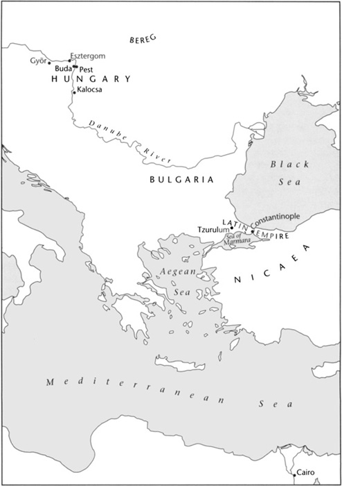 Map 2 The Latin empire and its neighbors at the time of the Barons Crusade - photo 4