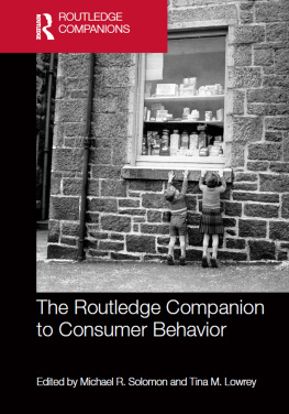 Lowrey Tina M. - The Routledge Companion to Consumer Behavior