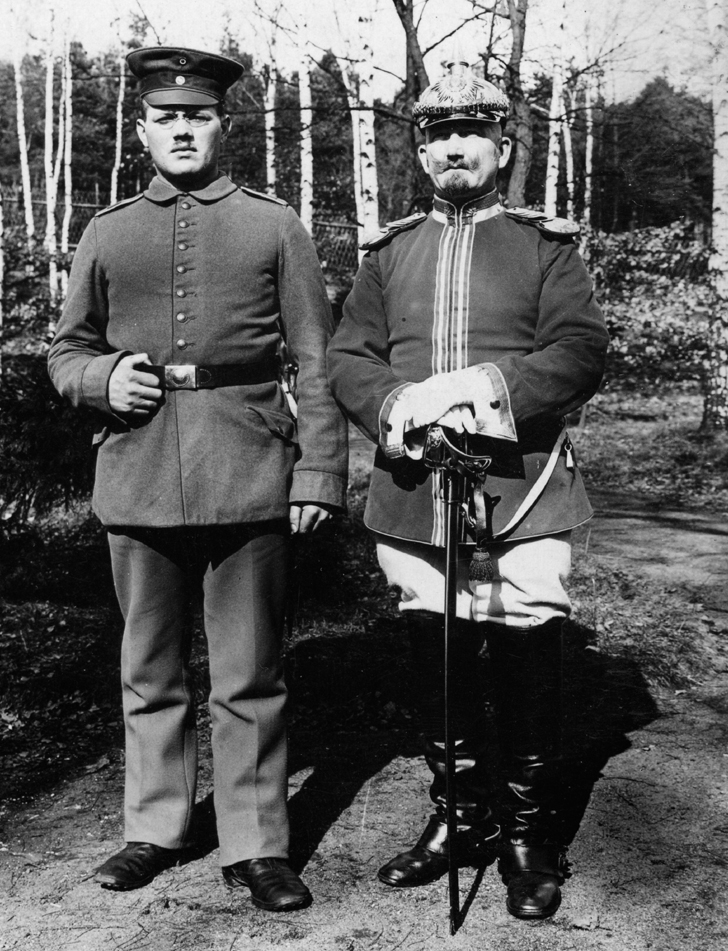 The old and new faces of the Royal Saxon Army a young infantryman in wartime - photo 3