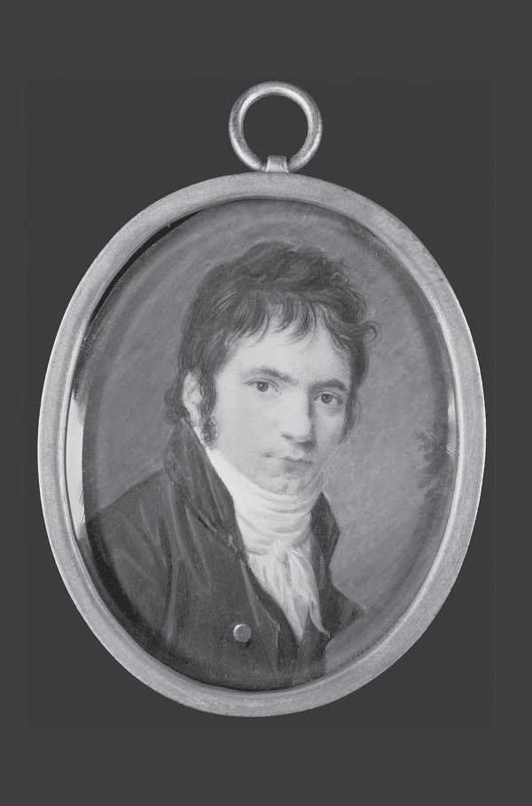 A miniature of Beethoven in 1803 done by the Danish artist Christian Horneman - photo 1