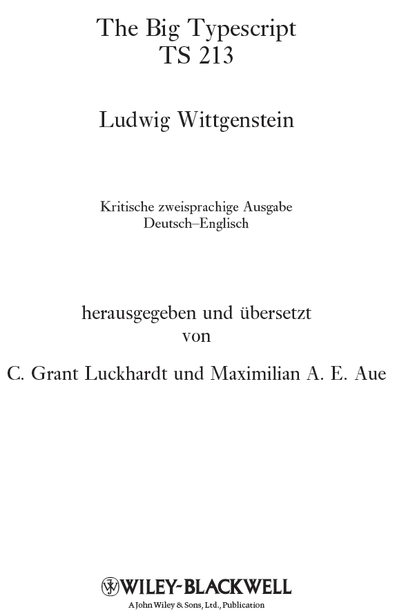 Einleitung der Herausgeber Der Text Vom sogenannten Big Typescript Die - photo 2